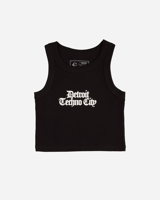Goth City Rib Cropped Tank