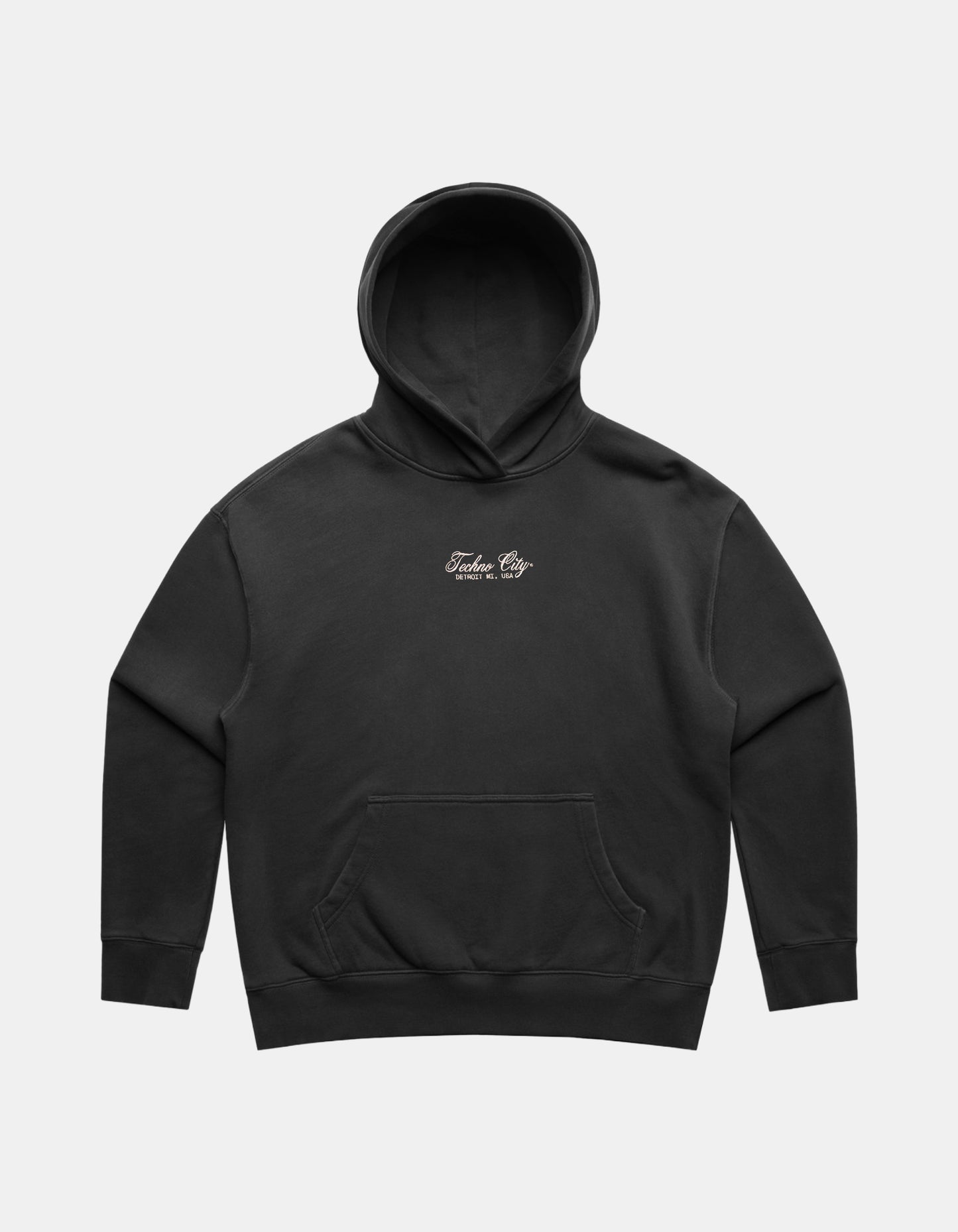Script Embroidered Garment Dyed Pullover (Pre-Order)